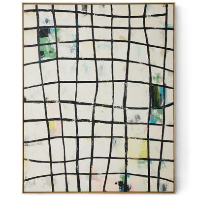 HKliving Schilderij Wired
