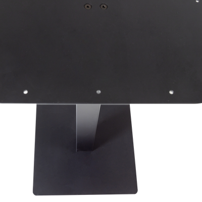 Bistro vierkante bartafel poot metaal dakargrau 105x50x50 cm