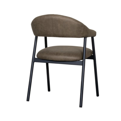 Eetkamerstoel Allure Macy-micro suède-set van 2