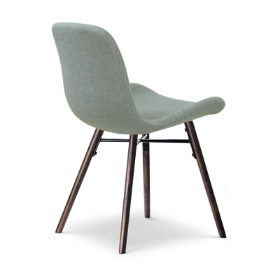 Eetkamerstoel Nena-Fé walnoot houten onderstel