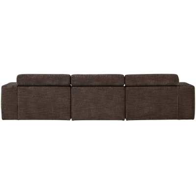 Novi chaise longue bank links oranje melange