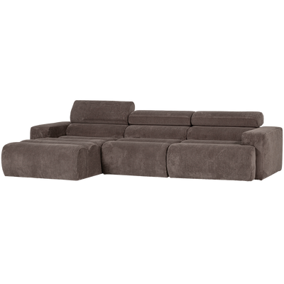 Novi chaise longue bank links oranje melange