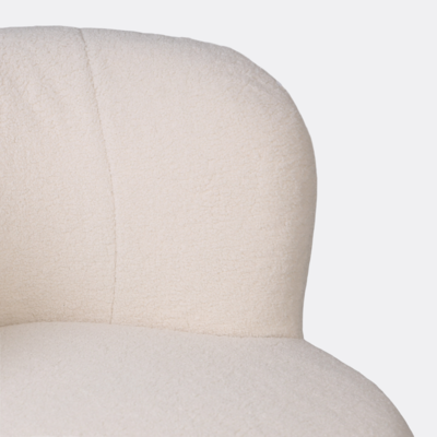 Fauteuil Farrell poodle cream