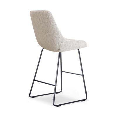 Barkruk Nino-Isa zwart onderstel - 75 cm