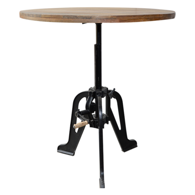 Ronde opdraai tafel
