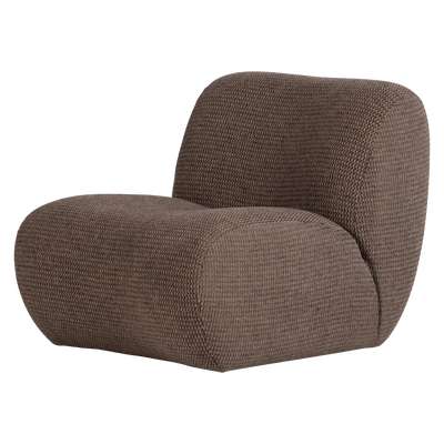 Nomu fauteuil grove chenille lichtbruin [fsc]