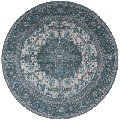 Vloerkleed Heris - Green 10 Rond