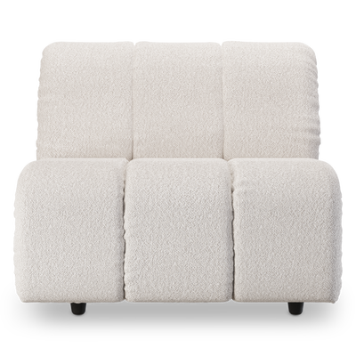 HKliving bank Wave Boucle - Element midden