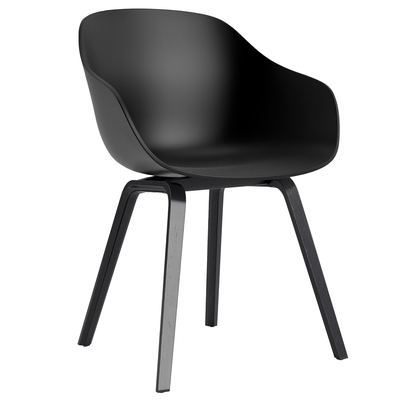 HAY stoel AAC 222 eiken zwart gelakt frame