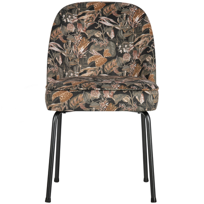 Vogue eetkamerstoel structure velvet brass