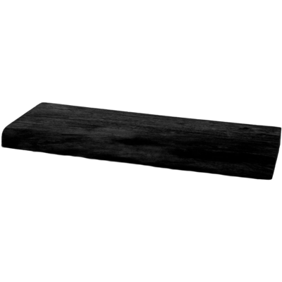Wandplank Pure zwart mangohout