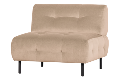 WOOOD Exclusive fauteuil Lloyd gewassen fluweel Fauteuil Lloyd gewassen fluweel - Sea Salt
