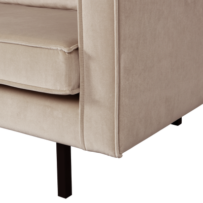 Rodeo 2-zits bank velvet taupe [fsc]