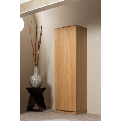 Hoge Kast Zuma - Eiken - Transparant
