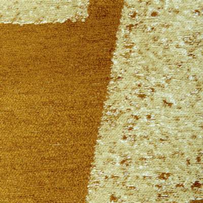 Skip modern design vloerkleed met geel en beige geometrisch patroon