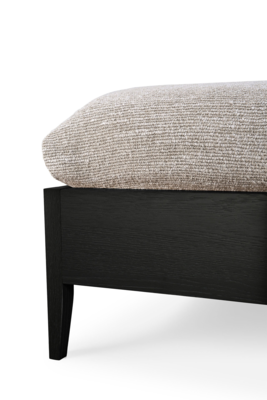 Ethnicraft bed Spindle black 180x200 cm