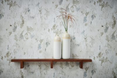 Behang - Ruig betonlook