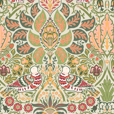 Behang William Morris at Home Dove Rose