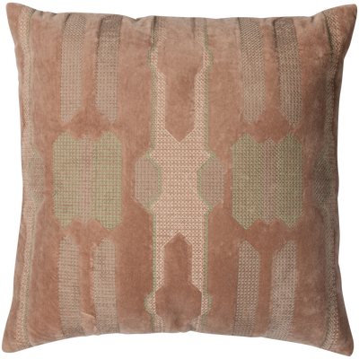 Feis kussens velvet roze/naturel - set van 3