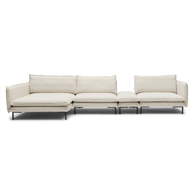 Hoekbank inclusief hocker Twin essence