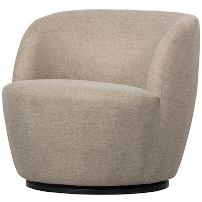Serra draaifauteuil naturel melange