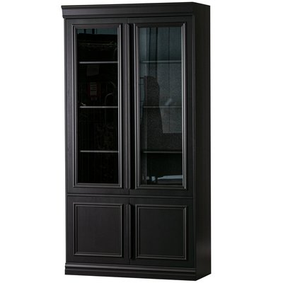 Organize vitrinekast 44 cm grenen matzwart [fsc]