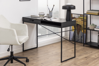 Houten bureau Vic - met opbergvak