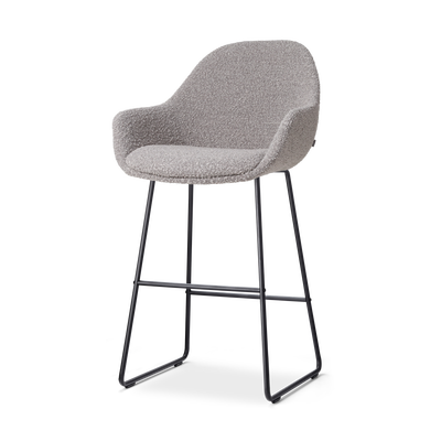 Barkruk Nino-Mae zwart onderstel - 65 cm