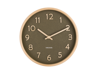 Karlsson Wandklok Modern Cuckoo Oro Mocha Brown