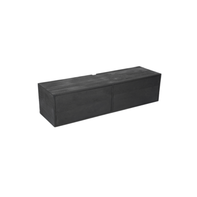 Zwevend Tv-meubel All Black 120