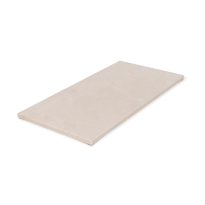Marmer dienblad L 20x40cm - beige