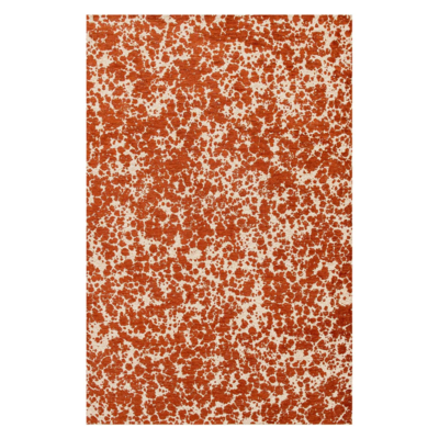 Eigentijds Cloud vloerkleed met interlaced patroon in rood en ivoor