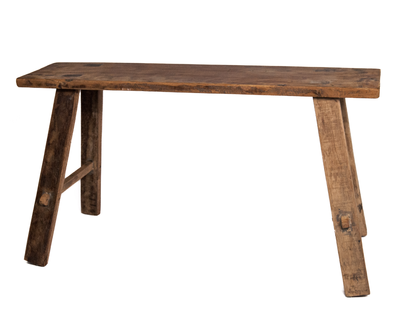 Teakhouten bankje Jepara medium