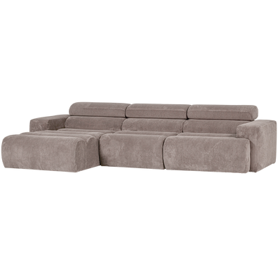 Novi chaise longue bank links oranje melange