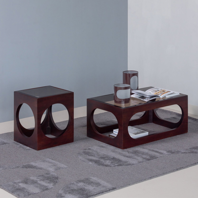 Trax salontafel acaciahout bruin