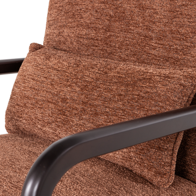 Mark fauteuil chenille bruin