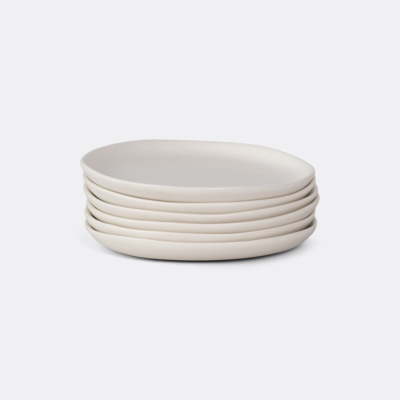 Bord Alva naturel - set van 6 stuks