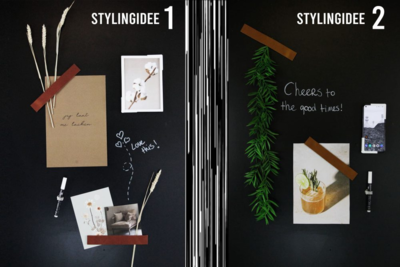 Starters kit – magneetbehang zwart met accessoires
