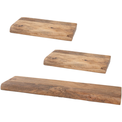 Wandplank Pure Mangohout Set