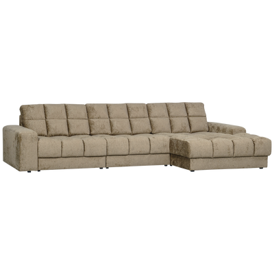 Second date chaise longue rechts ribstof terrazzo