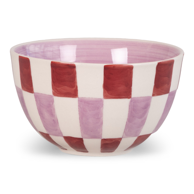 Kom Bowie pink green 13 cm