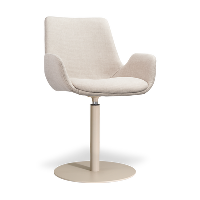 niva-eef draaibare eetkamerstoel - beige