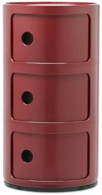 Kartell Componibili 3 Classic | Burgundy