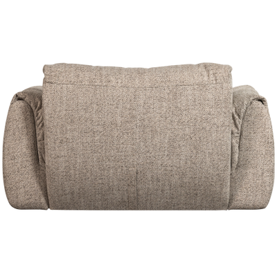 Baggy loveseat geweven chenille bruin