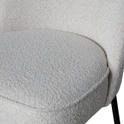 Vogue eetkamerstoel structure velvet brass