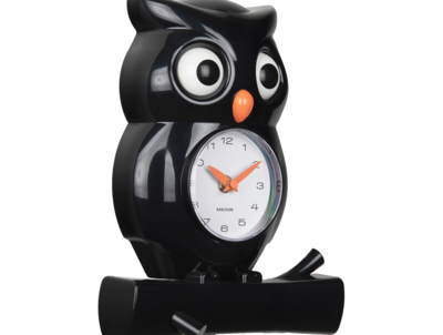 Wandklok Owl pendulum ABS