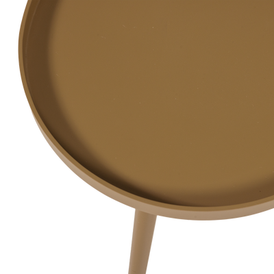 Sasha bijzettafel o41 cm hout honinggeel [fsc]