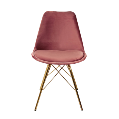 Kuipstoel Velvet goud frame