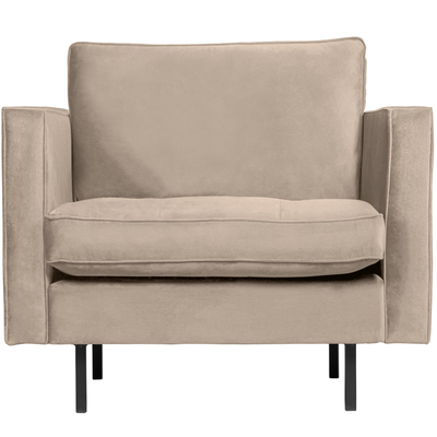 Rodeo classic fauteuil ribstof roestbruin