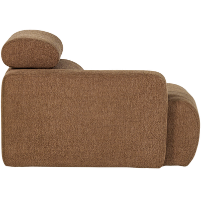 Novi 1-zits element arm links boucle karamelbruin